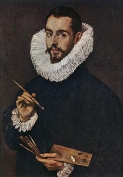 El Greco : Portrait of the Artist's Son Jorge Manuel
